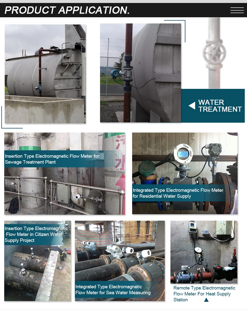 Good Price Flow Meter Electromagnetic Flowmeter for Water, Sewage, Chemical