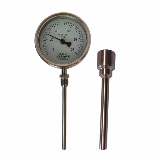 Bimetal Thermometer with Pointer 0-100c
