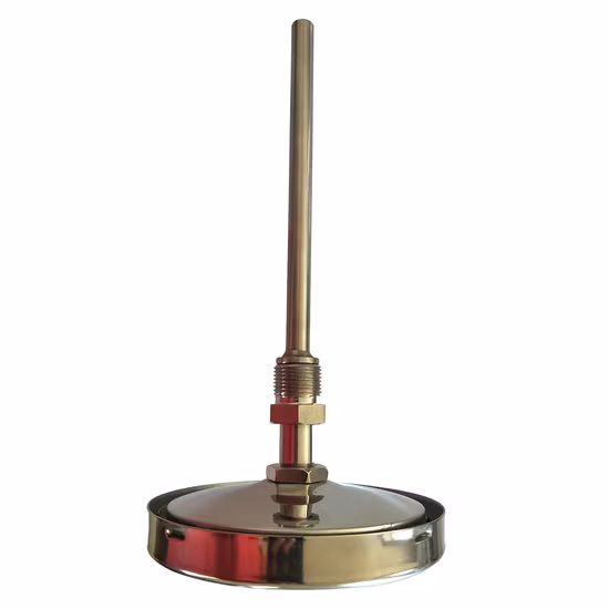 Indication du pointeur de la jauge de température bimétallique